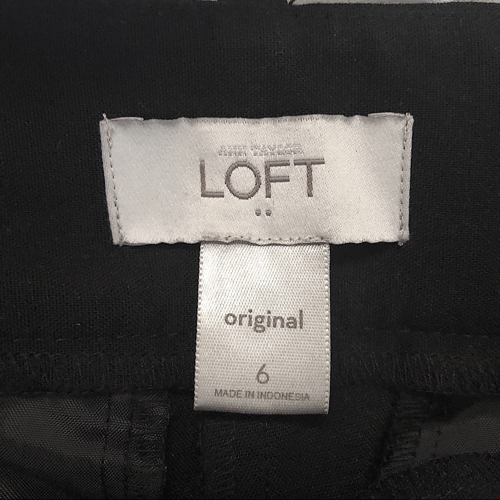 Ann Taylor LOFT Black Dress Pants - Picture 2 of 7